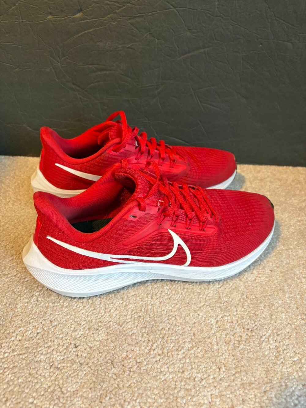 Nike Air Zoom Pegasus 39 Women's Running Shoes Red & White Size 9 DM0165-602